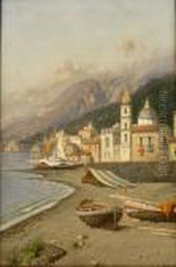 Fishing Boats On The Shoreline'