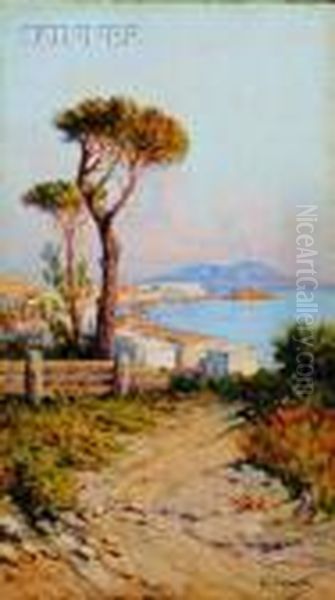Coastal View With Mt. Vesuvius - view 1