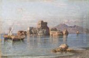 Veduta Di Castellammare Di Stabia by Giuseppe Carelli