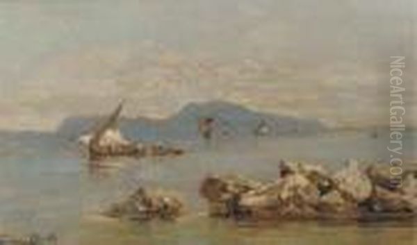Fishing Boats Off Capri - view 1