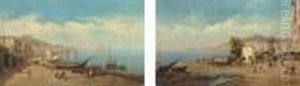 The Bay Of Naples by Giuseppe Carelli