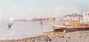 The Bay Of Naples by Giuseppe Carelli