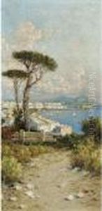 Above The Bay Of Naples by Giuseppe Carelli