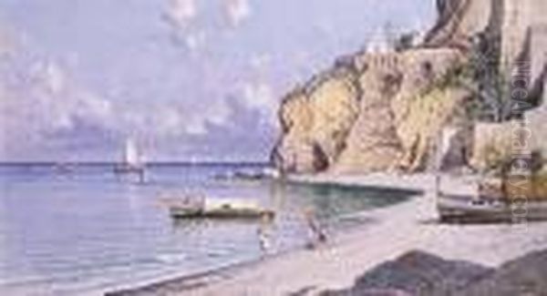 Mediterranean Coastal Scene - view 1