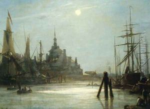 Le Hoofdpoort a Rotterdam, Effet de Lune