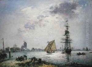 Dordrecht, 1873 by Johan Barthold Jongkind