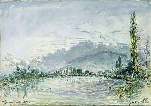 The River Isere at Grenoble, 1877 - view 1