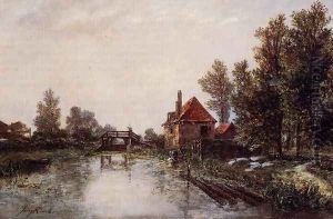 The Lock by Johan Barthold Jongkind