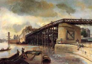 Le Pont de l'Estacade by Johan Barthold Jongkind