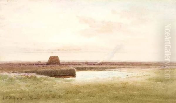 Turf Stacks Roscommon - view 1