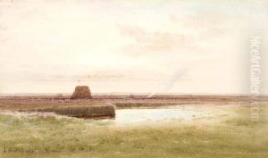 Turf Stacks Roscommon by Joseph Carey Carey