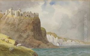 Dunluce Castle by Joseph Carey Carey