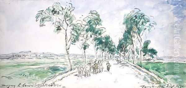 Road to Magny near Nevers, 1871 - view 1