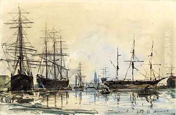 Shipping at Antwerp - view 1