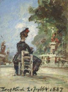 Le Jardin du Luxembourg by Johan Barthold Jongkind