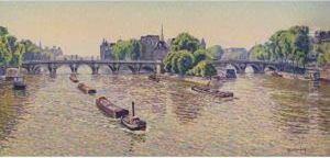 Le Pont-neuf A Paris by Gustave Cariot