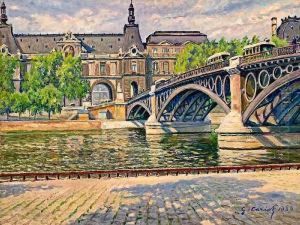 Pont Du Carrousel by Gustave Cariot