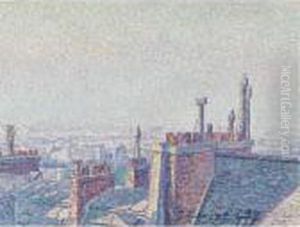 Les Toits De Paris by Gustave Cariot