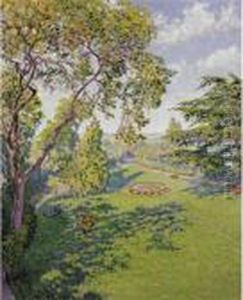 Le Parc En Ete by Gustave Cariot