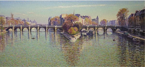 Le Pont Neuf A Paris (beau Temps Clair) - view 1