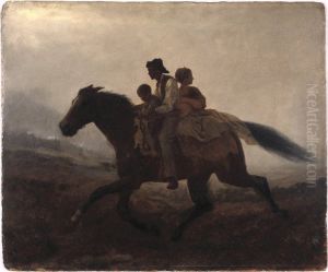 A Ride for Freedom - The Fugitive Slaves by Eastman Johnson