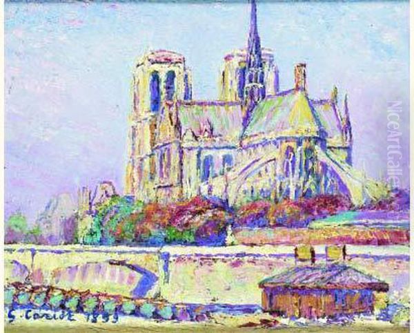 Paris, Notre-dame, Vue Du Port Aux Vins, 1 H Apres-midi, Automne 1899 - view 1