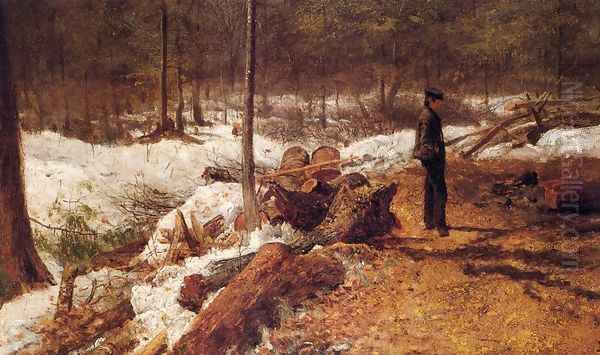 A Boy in the Maine Woods - view 1