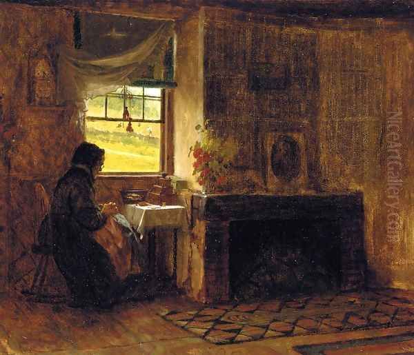 Interior of a Farm House in Maine - view 1