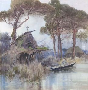 Scena Di Vita Nella Palude