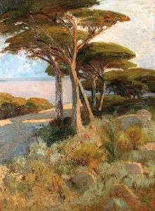 Paesaggio Mediterraneo by Onorato Carlandi