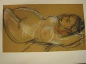 Reclining Nude by Arthur Beecher Carles