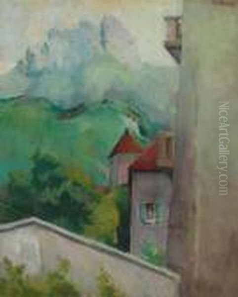 French House In Landscape - view 1
