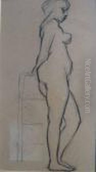 Leaning Nude - view 1