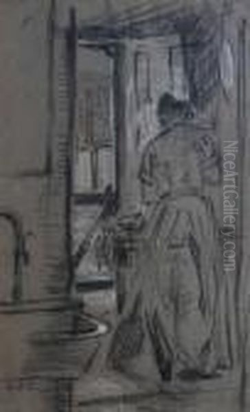 Woman In Interior - view 1