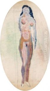 Standing Nude by Arthur Beecher Carles