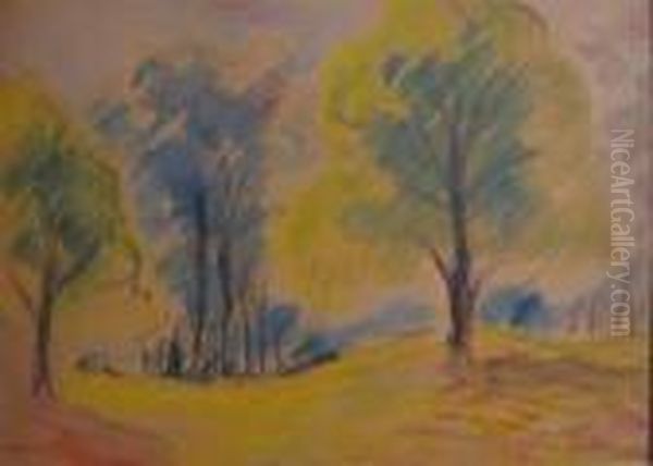 Summer-landscape, No. 121 Sketchbook - view 1