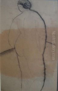 Standing Nude by Arthur Beecher Carles
