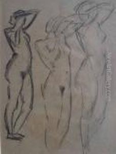 Nude Study by Arthur Beecher Carles