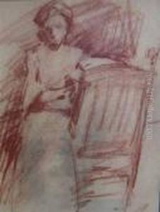 Artist's Wife And Chair by Arthur Beecher Carles