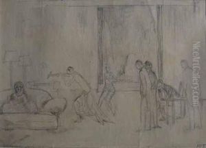 Reception- Figures In Interior Reception- Figures In Interior