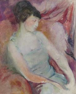 Portrait Of Helen Fleck Seyffert by Arthur Beecher Carles