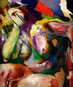 Abstract Female Nude by Arthur Beecher Carles