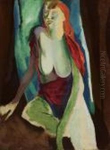 Seated Nude by Arthur Beecher Carles