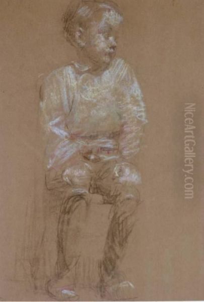 Study Of A Young Child - view 1