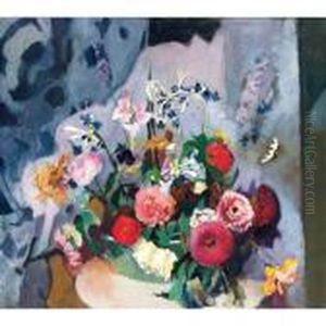 Still Life With Summer Flowers by Arthur Beecher Carles
