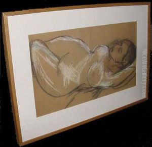 Reclining Nude by Arthur Beecher Carles