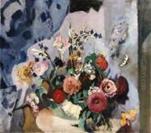 Still Life With Summer Flowers by Arthur Beecher Carles