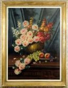 Nature Morte Aux Fleurs Et Fruits