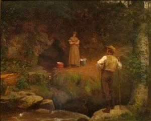 The Early Lovers by Eastman Johnson