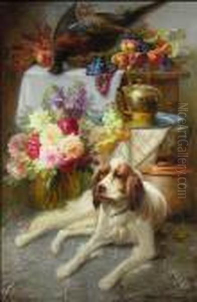 Stilleben Mit Jagdhund - view 1